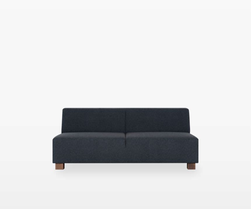 BRICK 2.5人掛け肘なし