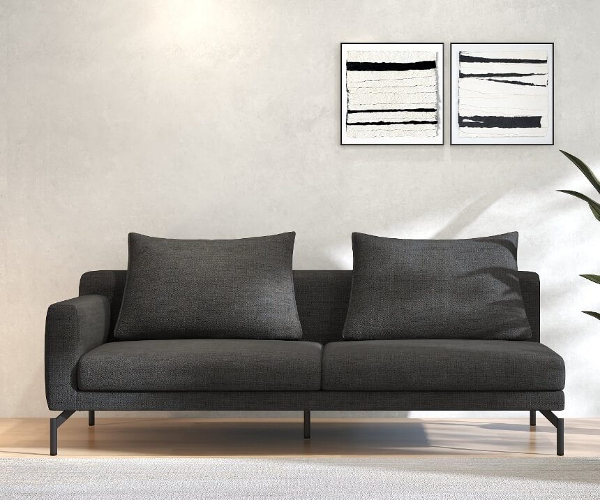 LENIS 2.5人掛け片肘