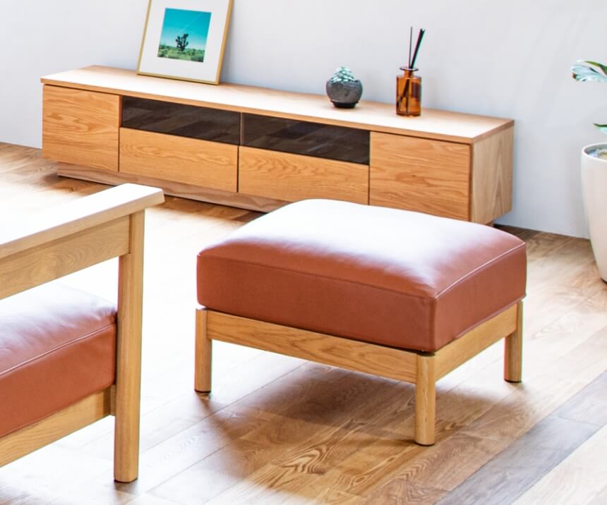 RECTA(OAK) スツール