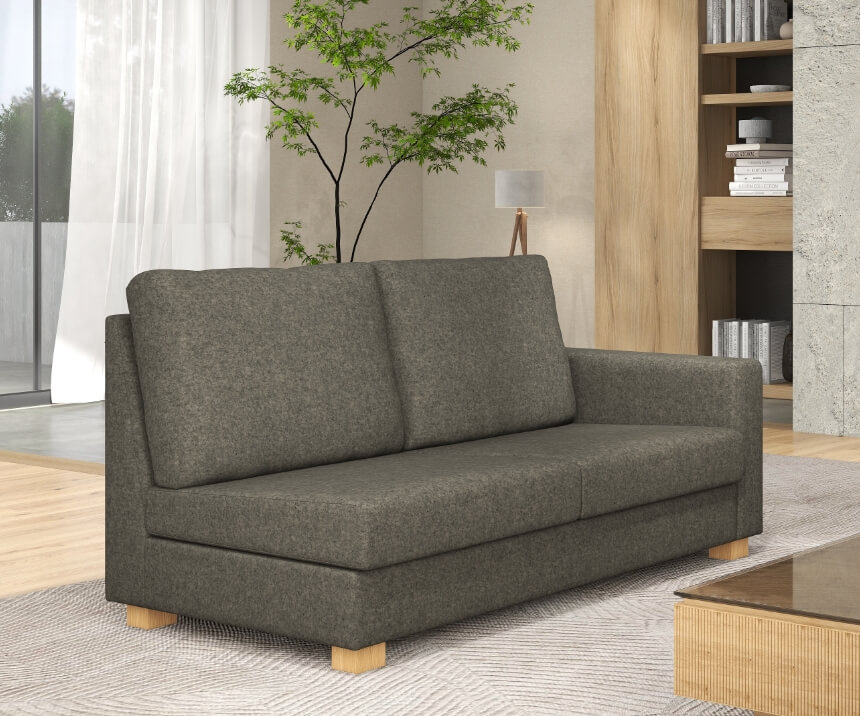 SARAH 3人掛け片肘