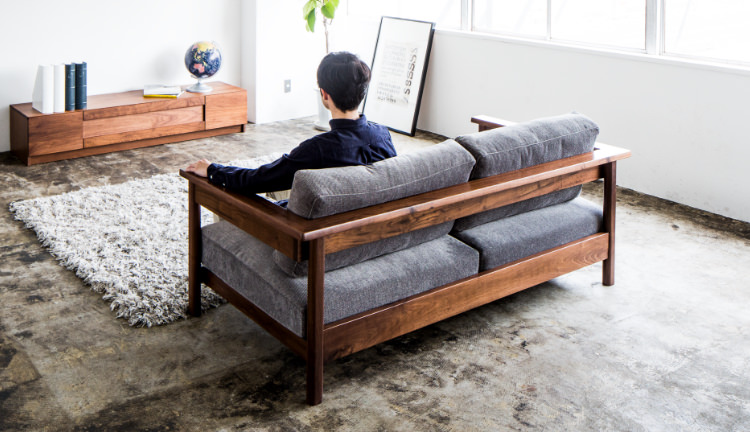 寛ぎと、お部屋への開放感の両立。